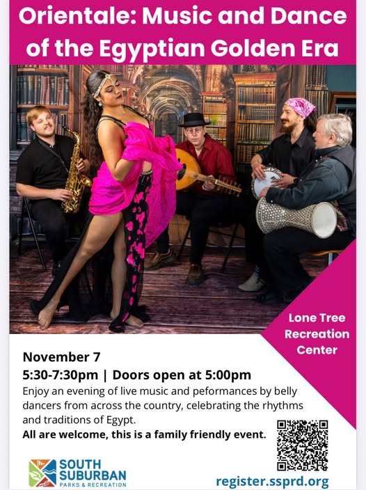 Orientale: Music and Dance of the Egyptian Golden Era - Event Banner